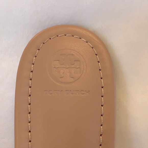 TORY BURCH Miller Calf Leather Sandals in Light Makeup ~ New in Box ~ Size 10 - Picture 6 of 10